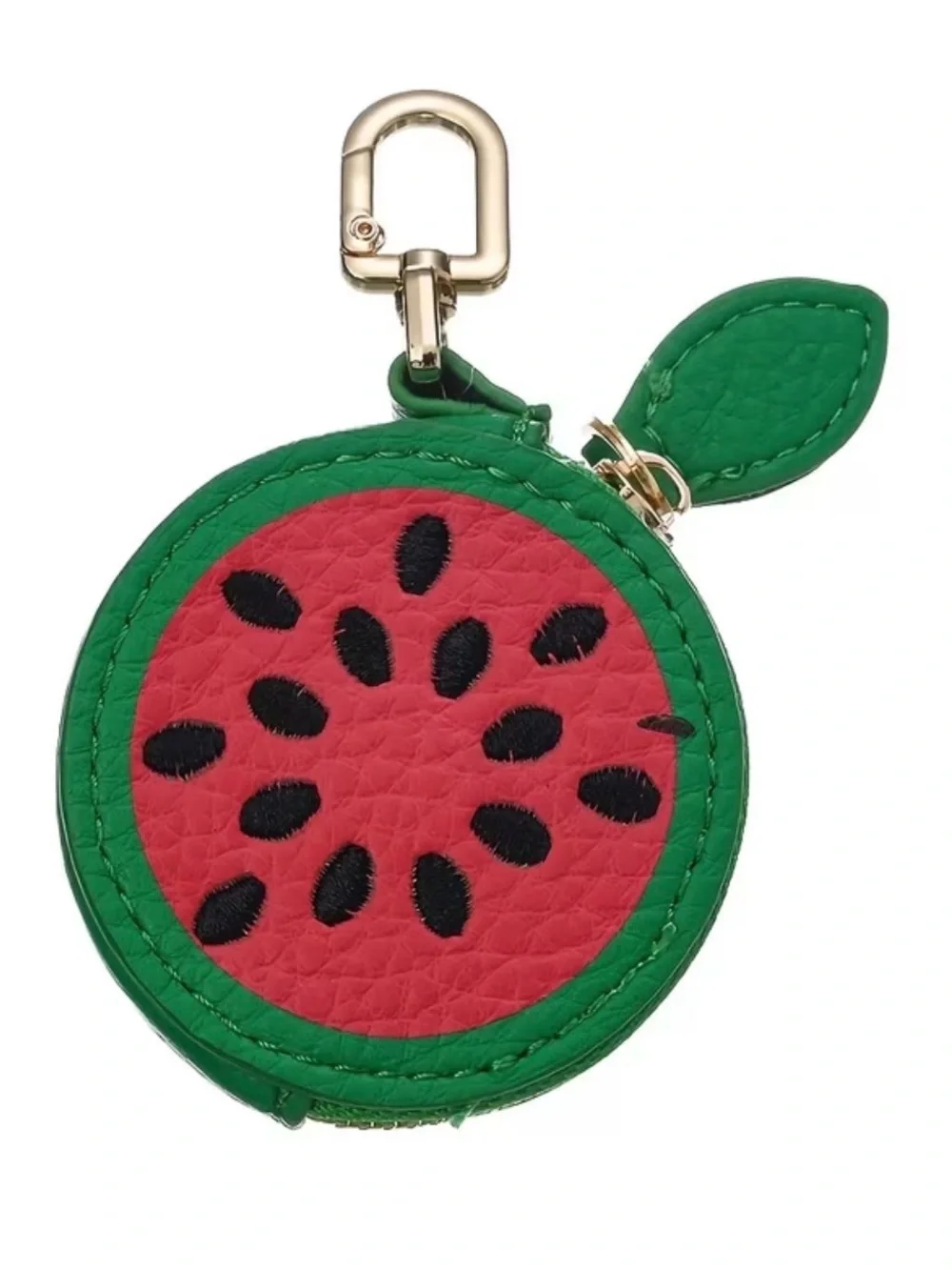 Watermelon Purse Bag Charm AirTag Keychain Zippered Fruit Accessory NWT